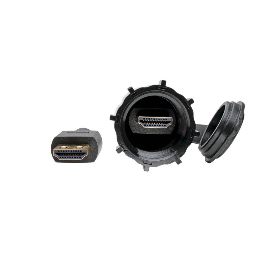 Tripp Lite P569-012-Ind High-Speed Hdmi Cable (M/M) - 4K 60 Hz, Hdr, Industrial, Ip68, Hooded Connector, Black, 12 Ft.