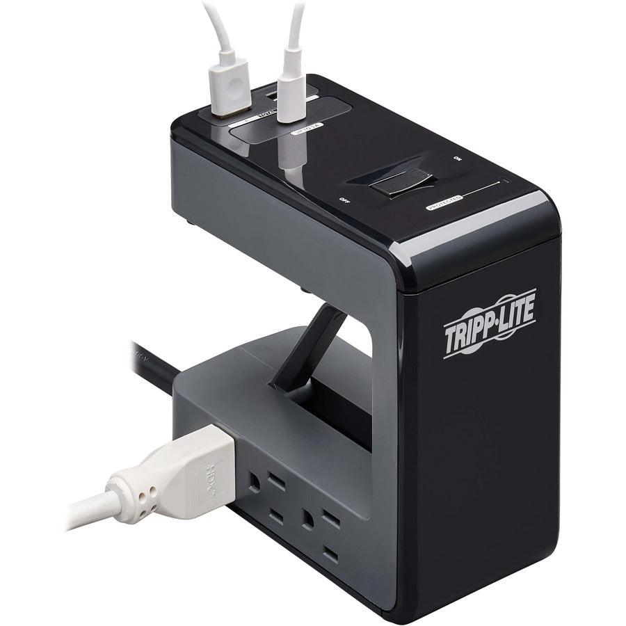 Tripp Lite Tlp648Ucbam Surge Protector Black, Grey 6 Ac Outlet(S) 120 V