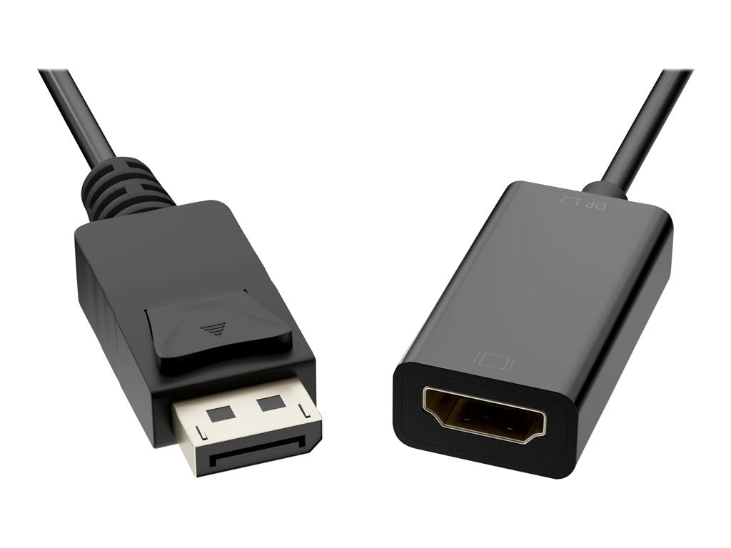 UNC Group - Adapter - DisplayPort male latched to HDMI female - black - 4K support, passive, 2K support DPHDMI-ADPT-4K-PASS