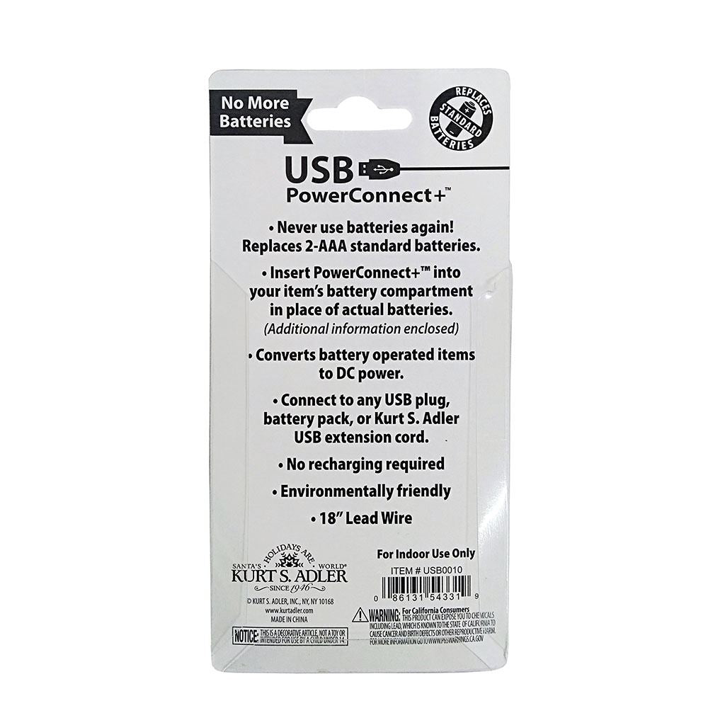 USB PowerConnect+ 2 AAA Converter