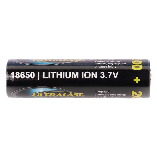 Ultralast UL1865-26-1P 2,600 mAh 18650 Retail Blister-Carded Rechargeable