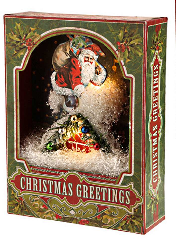 Un-lit 8 Inch Shadow Box Tree