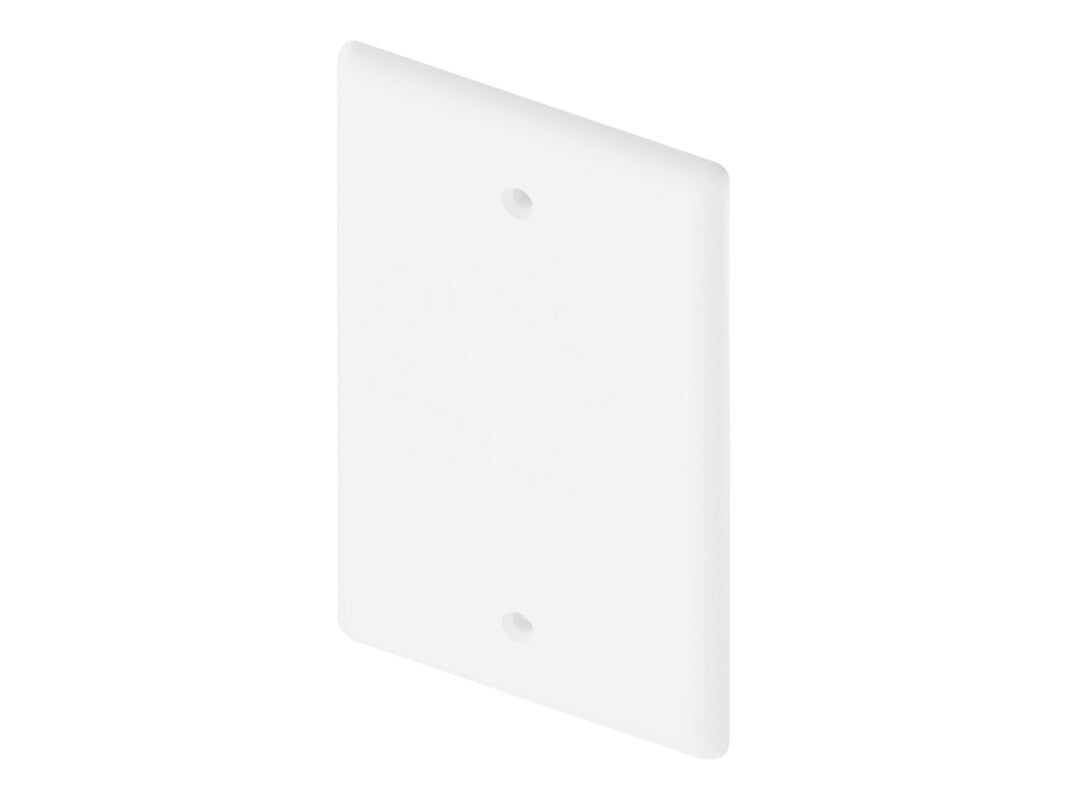 Unirise Blank Wall Plate, Single Gang, White WP-BLANK-WHT