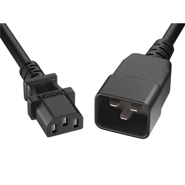 Unirise Standard Power Cord PWCD-C13C20-15A-10F-BLK