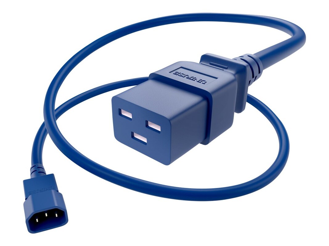 Unirise Standard Power Cord PWCD-C14C19-15A-03F-BLU