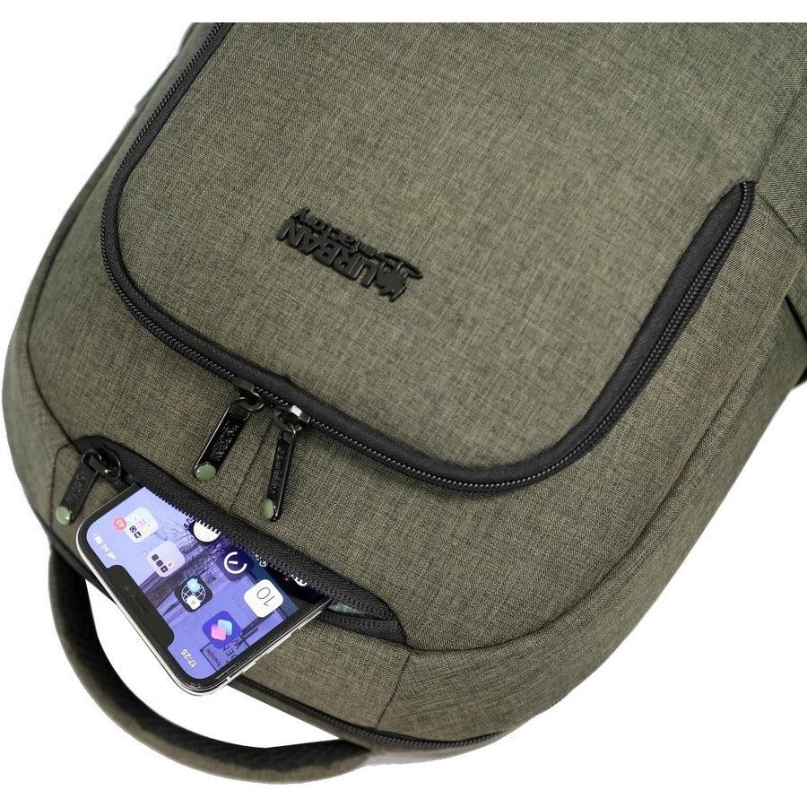 Urban Factory CYCLEE CITY Carrying Case (Backpack) for 10.5 to 15.6" Notebook - Khaki ECB35UF