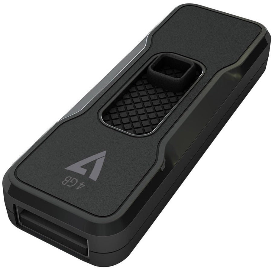 V7 4GB USB 2.0 Flash Drive - With Retractable USB Connector VP24G