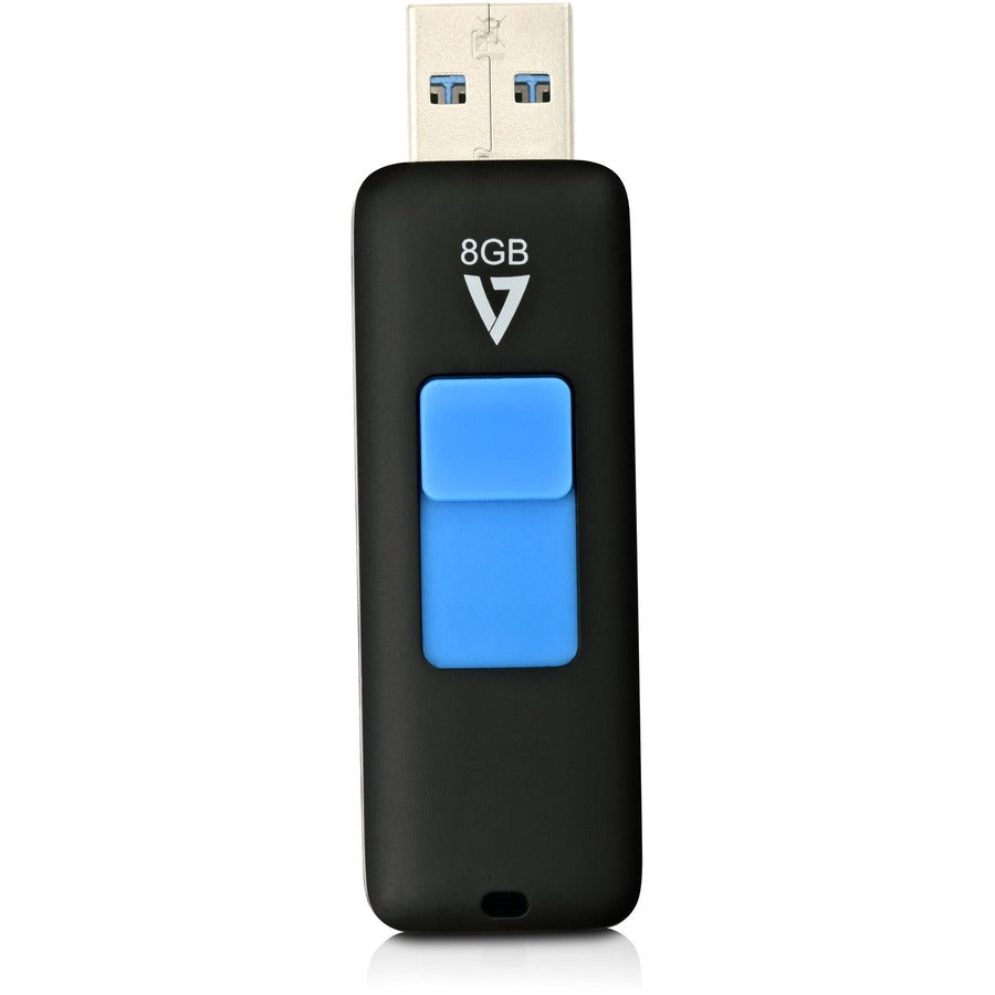 V7 8GB USB 3.0 Flash Drive - With Retractable USB connector VF38GAR-3N