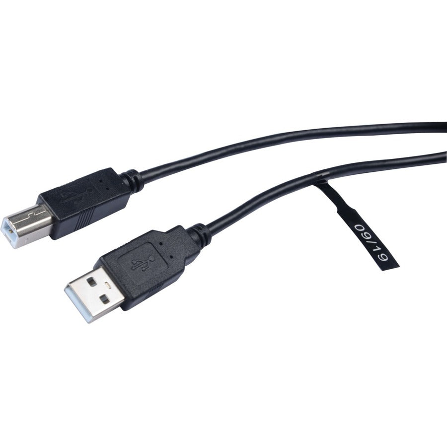 V7 Black USB Cable USB 2.0 A Male to USB 2.0 B Male 3m 10ft V7E2USB2AB-03M