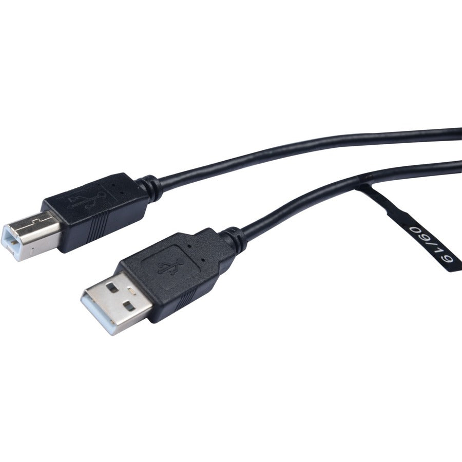 V7 Black USB Cable USB 2.0 A Male to USB 2.0 B Male 3m 10ft V7E2USB2AB-03M