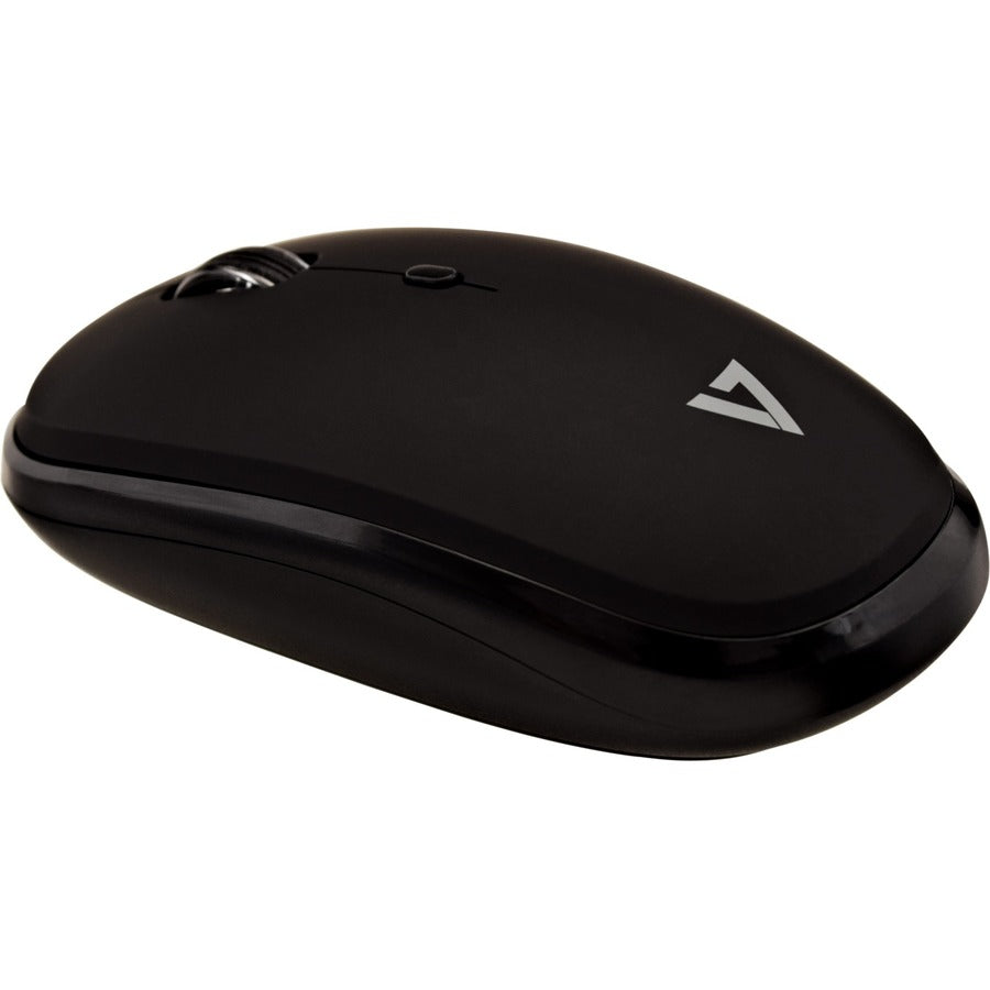 V7 Bluetooth Silent 4-Button Mouse - Black MW550BT