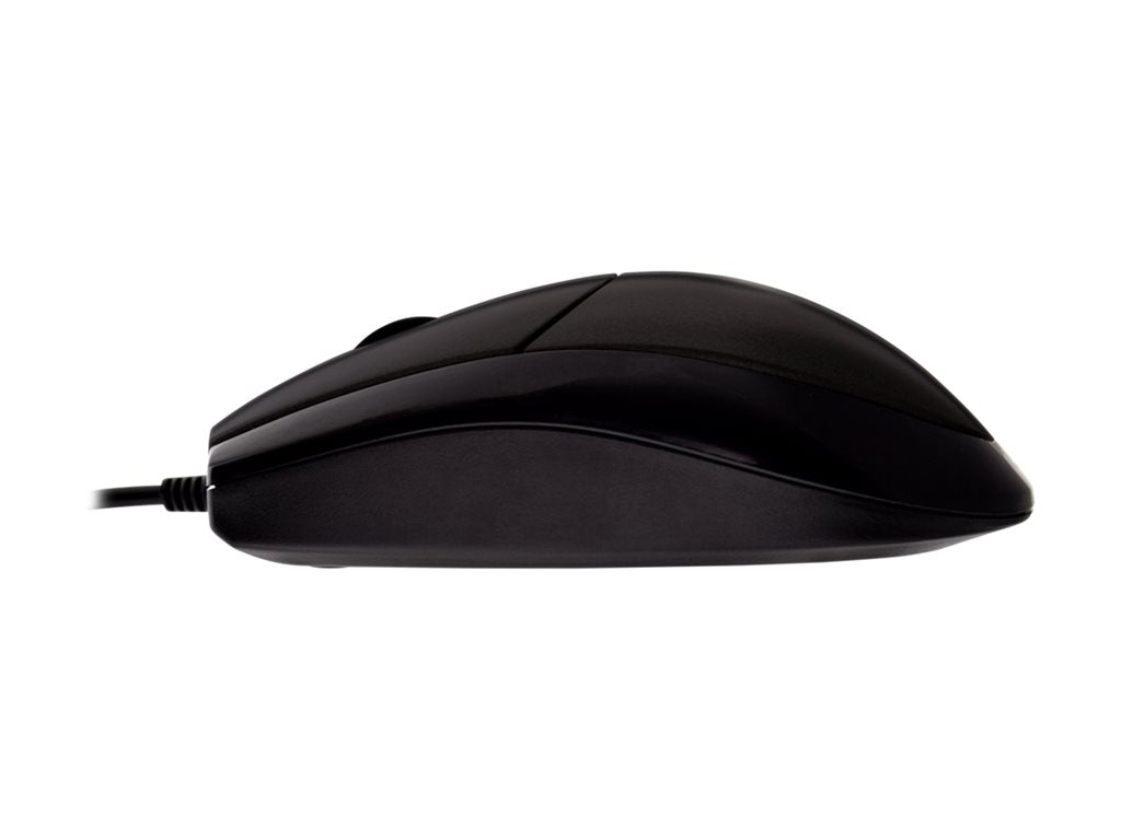 V7 MV3000 - Mouse - optical - 3 buttons - wired - USB - black
