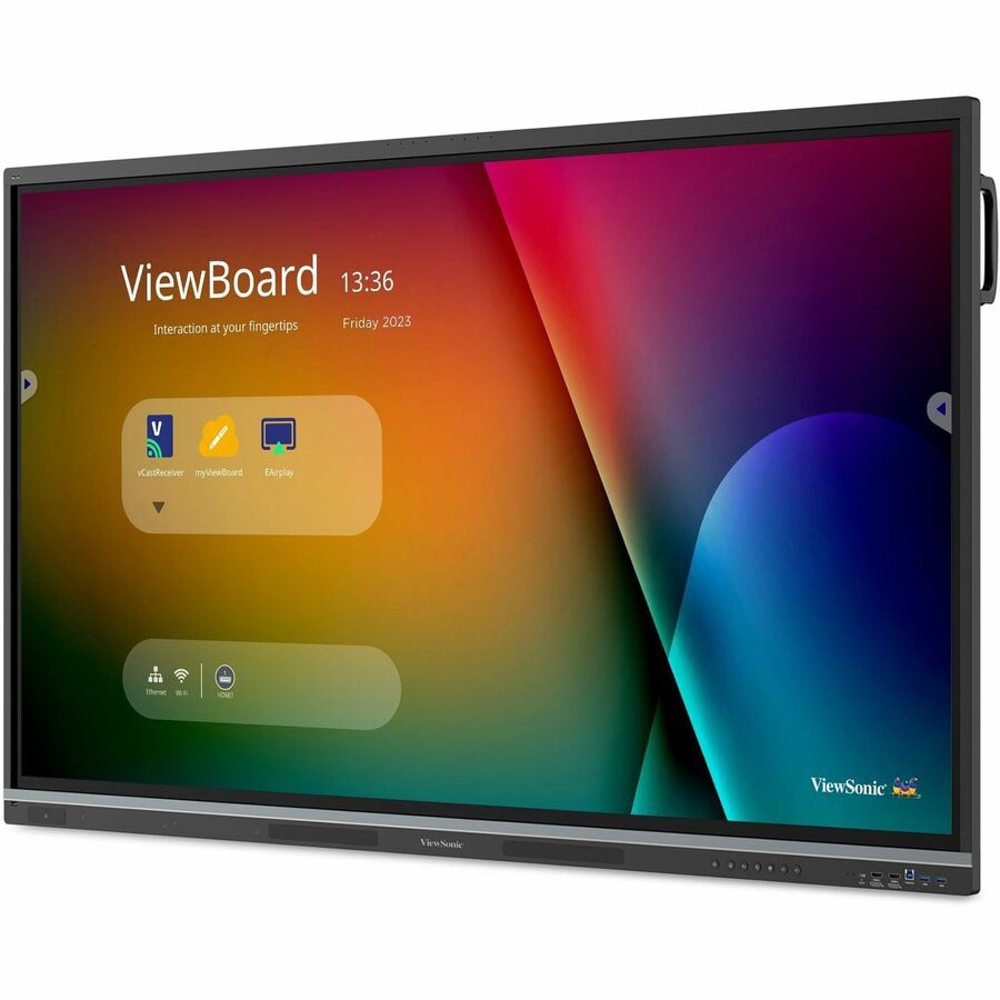 VIEWSONIC 75in 4K Interactive Flat Panel IFP7551 for Education & Business