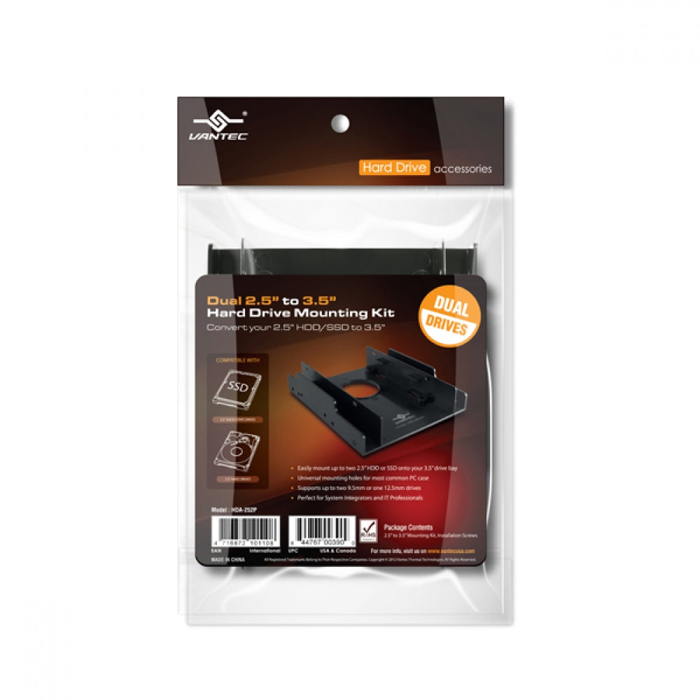 Vantec HDA-252P Drive Bay Adapter Internal