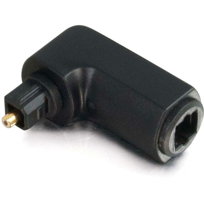 Velocityandtrade; Right Angle Toslink Port Saver Adapter