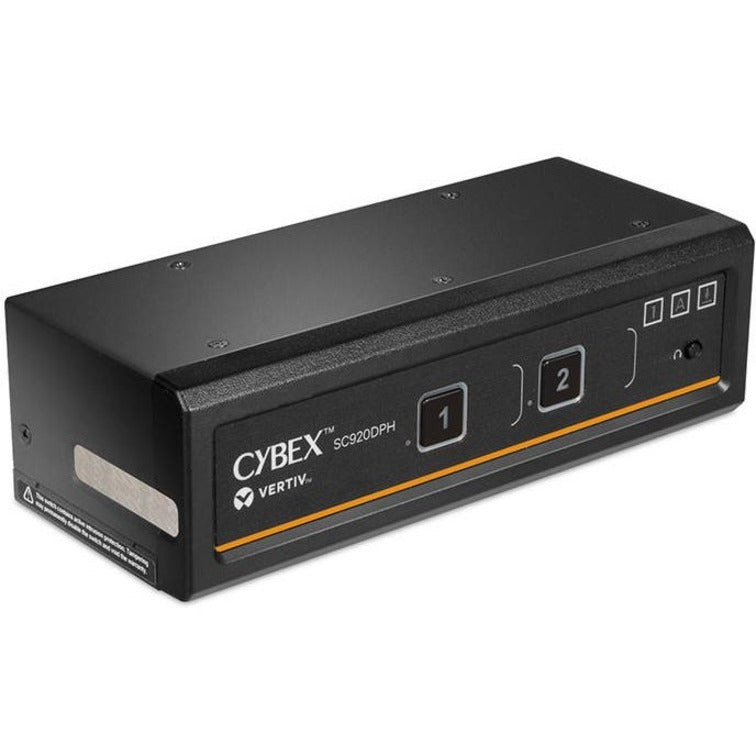 Vertiv Cybex SC900 Secure KVM | Dual Head | 2 Port Universal DisplayPort | NIAP version 4.0 Certified SC920DPH-400
