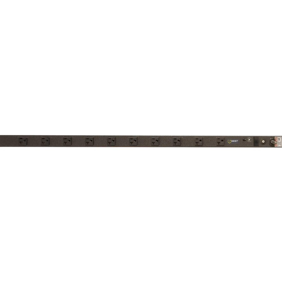 Vertiv Geist 28131 Basic PDU 0U Vertical Rack Mount 10 NEMA 5-20R Outlets - TAA Compliant Power Distribution Unit | Tecisoft