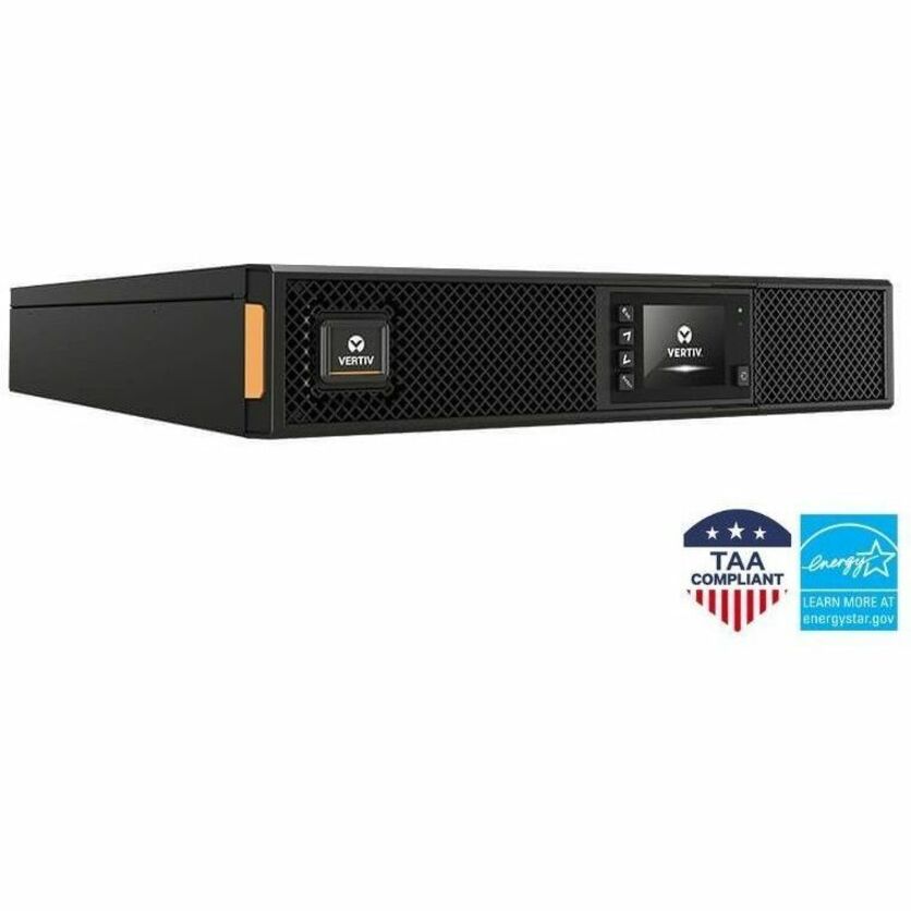 Vertiv Liebert GXT5 TAA UPS with RDU101 Card - 1500VA/1350W 120V Rack/Tower GXT5-1500LVRT2UXLTAAN