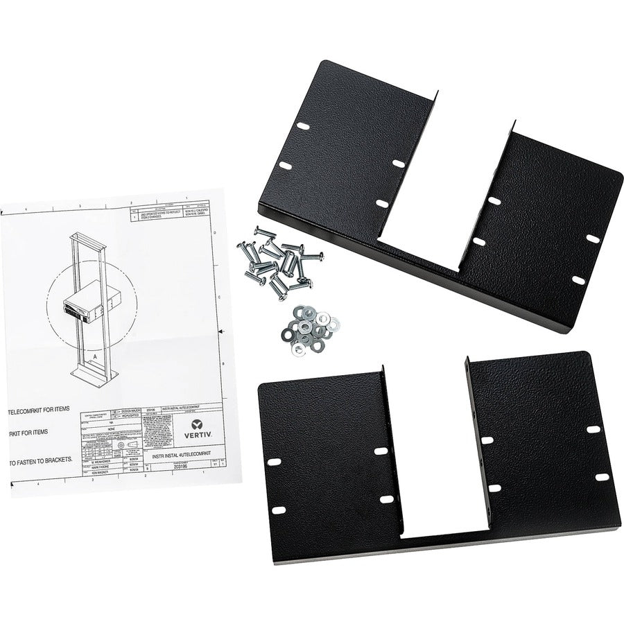 Vertiv Liebert Rack Mount Brackets - 4U Shelf Support | Gxt5 Ups 5/6 8/10Kva