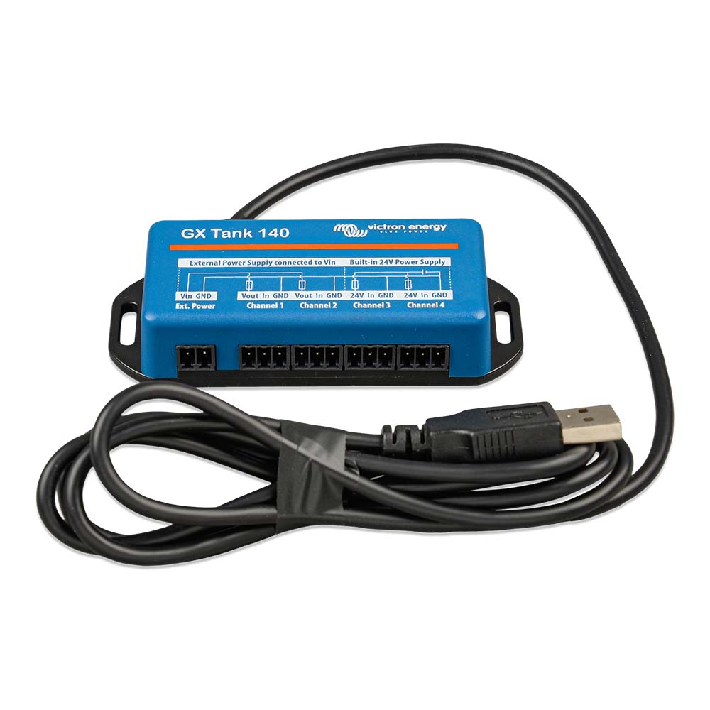 Victron GX Tank 140 Tank Monitoring f/4-20 MA, 1-10VDC Sensors - Monitors Up to 4 Sensors