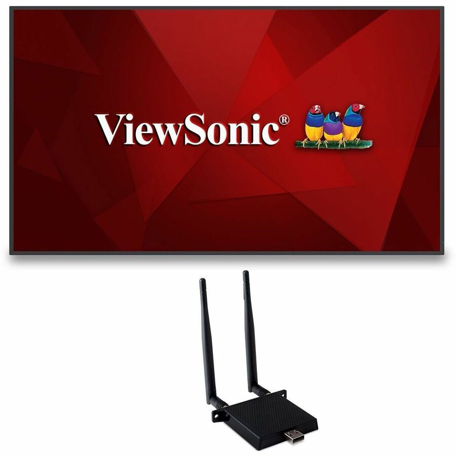 ViewSonic Commercial Display CDE9830-W1 - 4K, 24/7 Operation, Integrated Software and