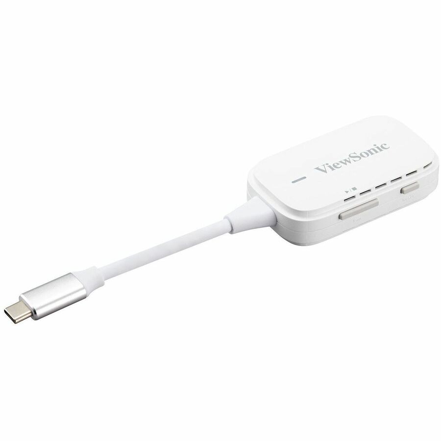 ViewSonic PJ-WPD-700 Wireless Screen Casting Kit w/ 1080p Support, USB-C, HDMI Inputs for