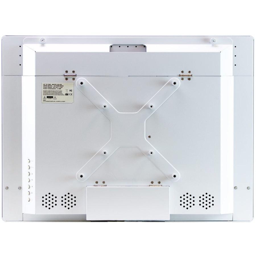 ViewZ VZ-PVM-Z2W3N 23" Webcam Full HD LED LCD Monitor - 16:9 - White