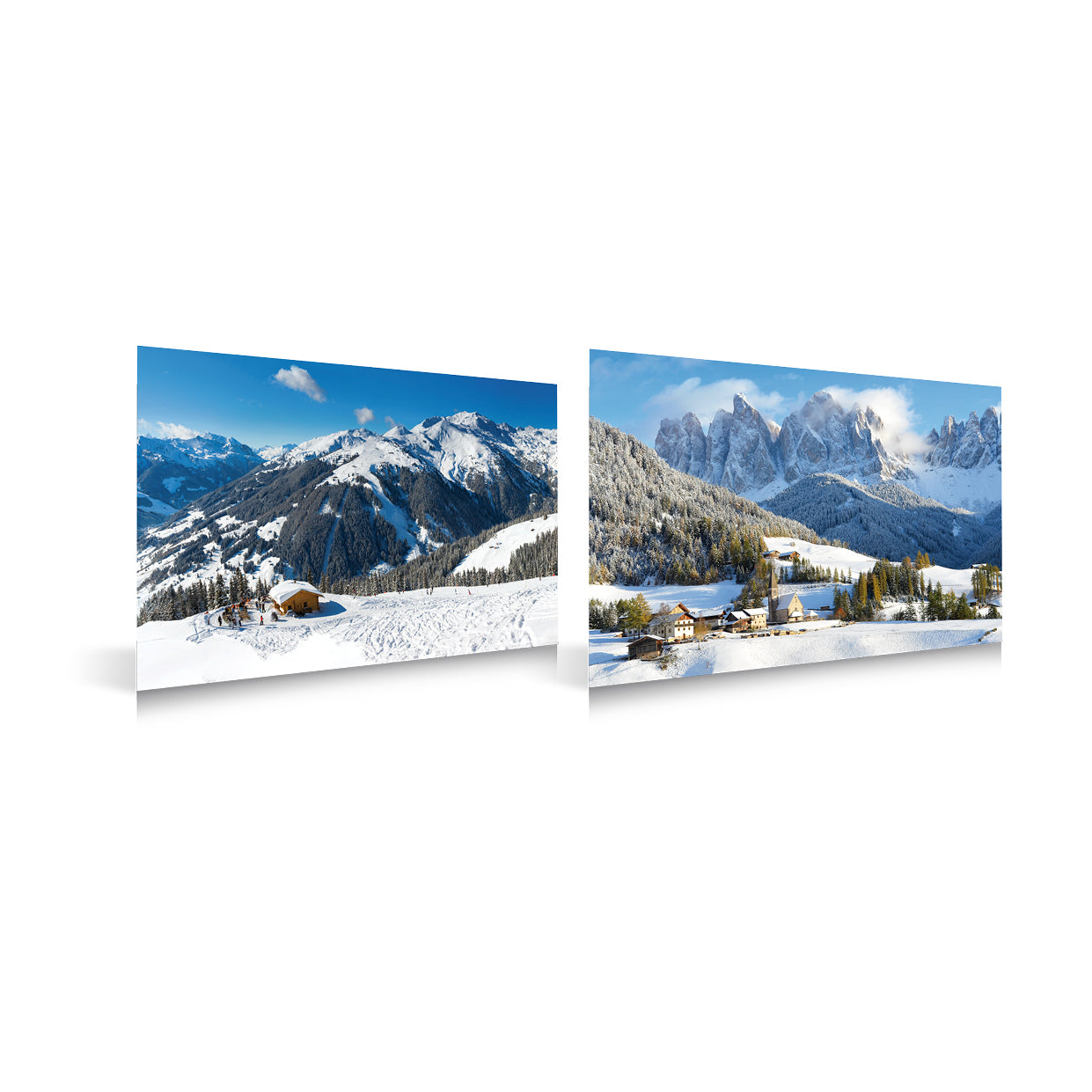 Village Background - Winter Sport / Village 23 x 15 inch