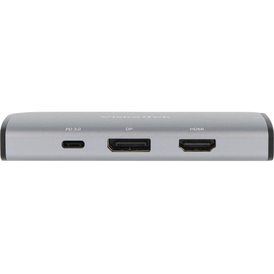 VisionTek USB-C MST Display Adapter with Power Passthrougha - 1 x USB Type C - Male - 1 x
