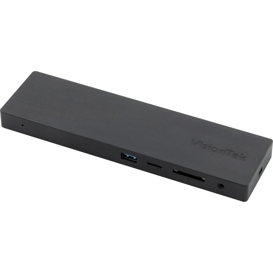 VisionTek VT2510 Docking Station - for Notebook - Memory Card Reader - SD microSD - 100 W