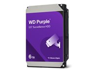 WD Purple WD64PURZ 6 TB Hard Drive - 3.5" Internal - SATA - Purple