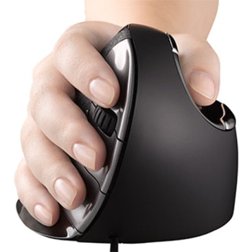 WORLDS FIRST MOUSE WITH GROOVED BUTTONS.YOUR FINGERTIPS REST IN A SHALLOW GROOVE