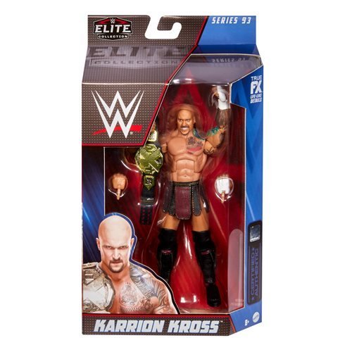 WWE Elite Collection Series 93 Karrion Kross Action Figure with NXT Title for Fans