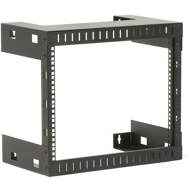 Wallmount Rack - 8U, M5 Square Holes, 200-Lb. Capacity, Taa