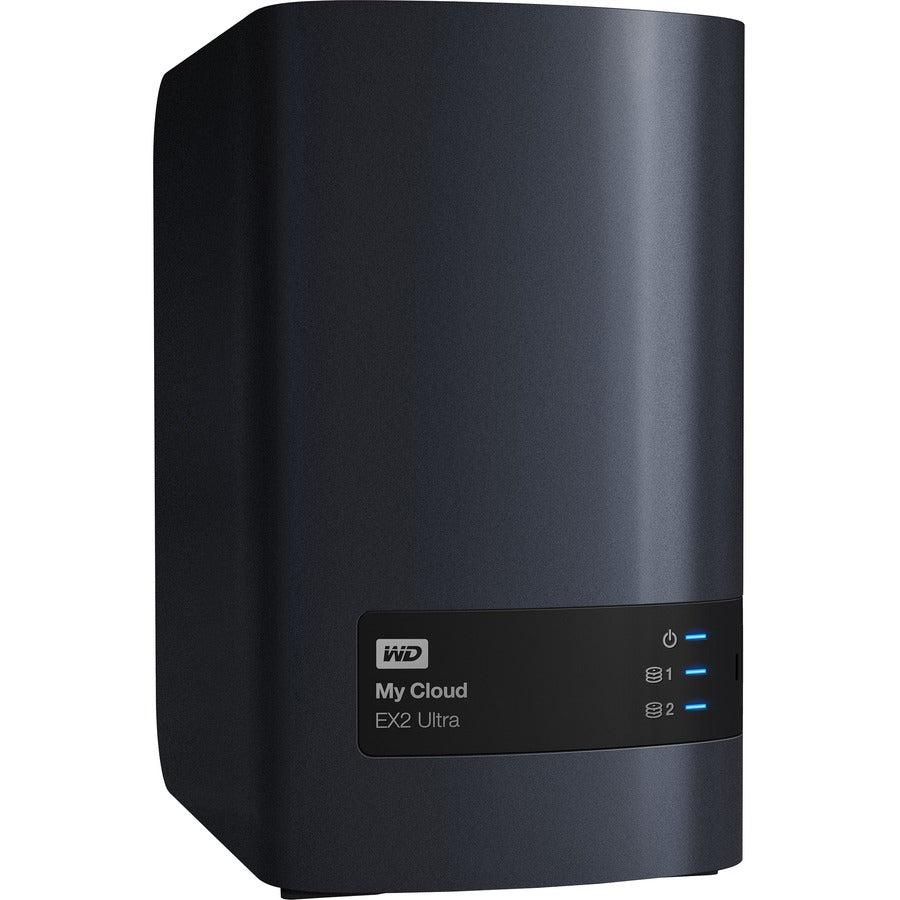 Wd 12Tb My Cloud Ex2 Ultra Nas - Network Attached Storage - Dual-Core Processor (Wdbvbz0120Jch-Nesn)