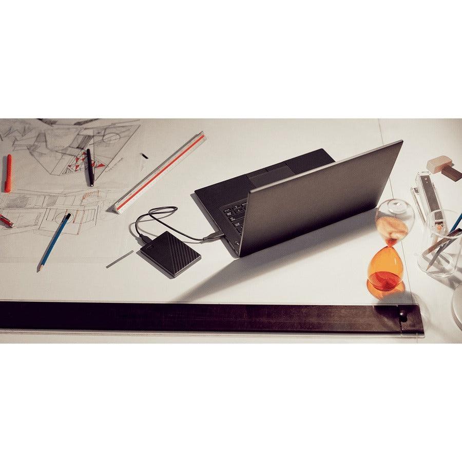 Wd 1Tb My Passport Portable Storage External Hard Drive Usb 3.2 For Pc/Mac Black (Wdbyvg0010Bbk-Wesn)