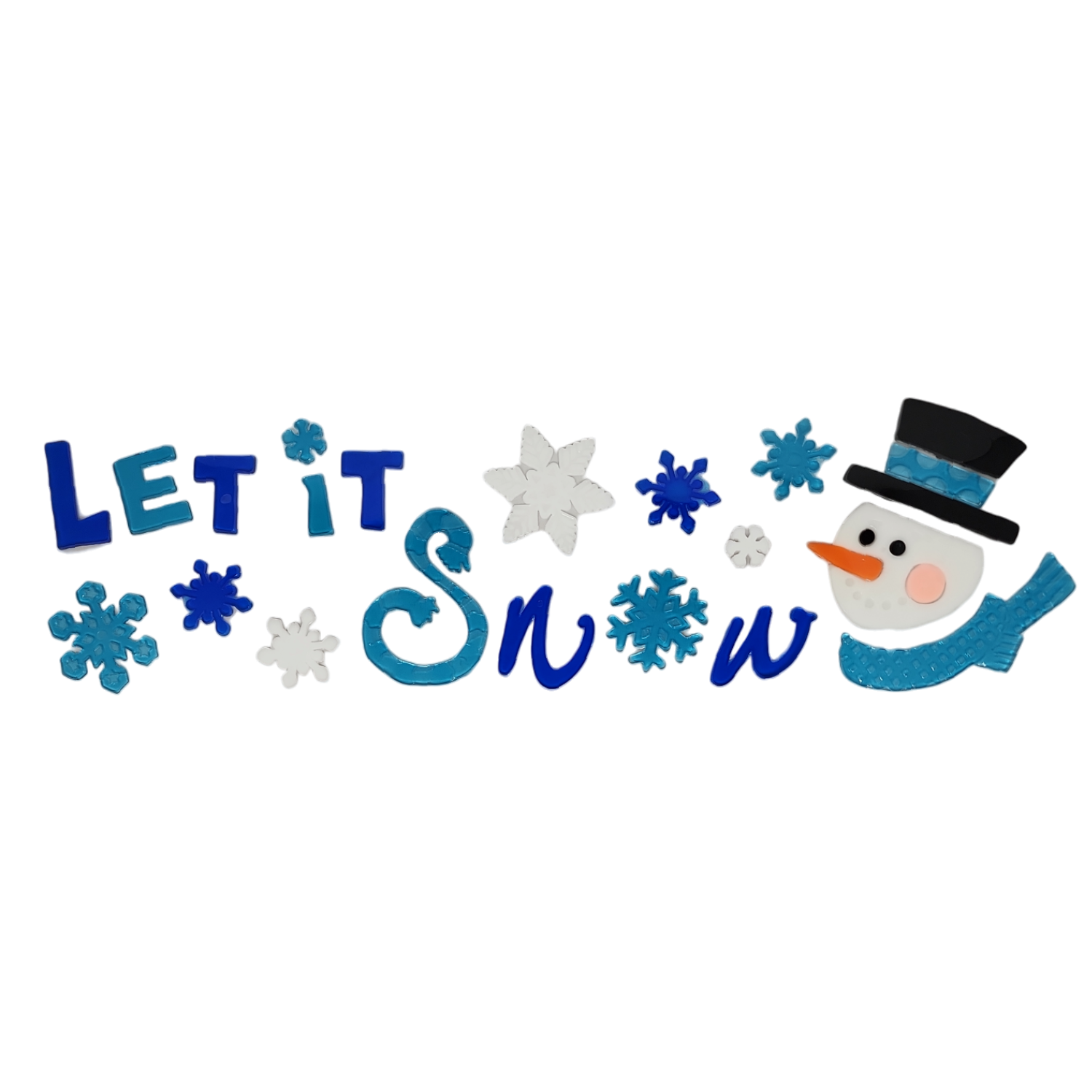 Wide Window Gel Clings - Let it Snow