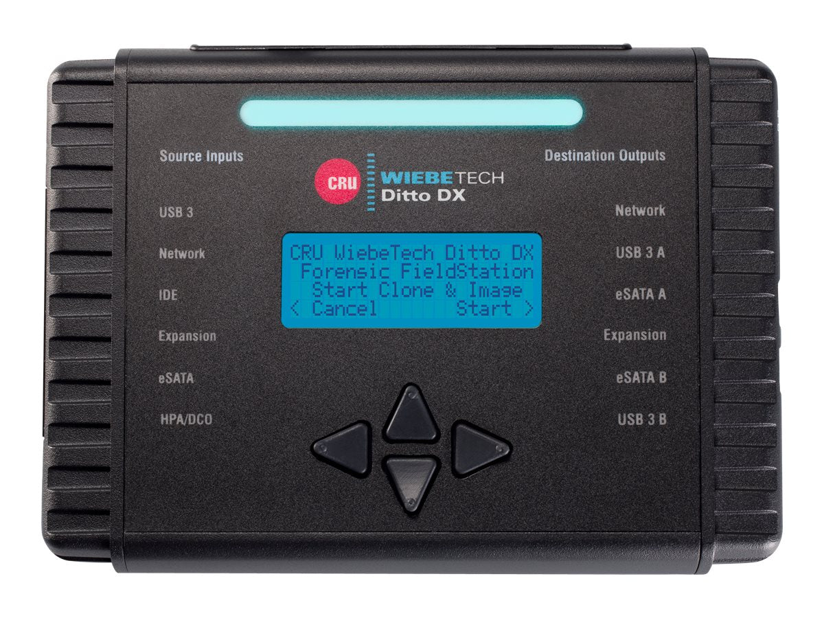 WiebeTech Ditto DX Forensic FieldStation - Hard drive / USB drive duplicator (IDE / Serial ATA / USB 3.0 / Ethernet) - with Pelican 31710-3409-0061