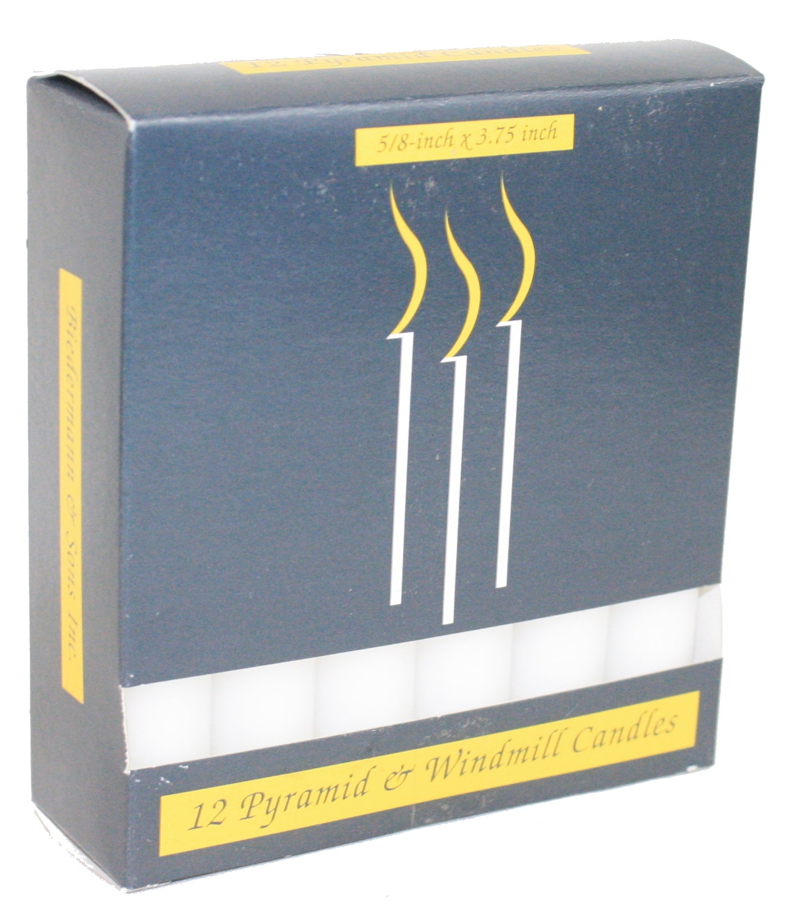 Windmill Candles - Pyramid - White