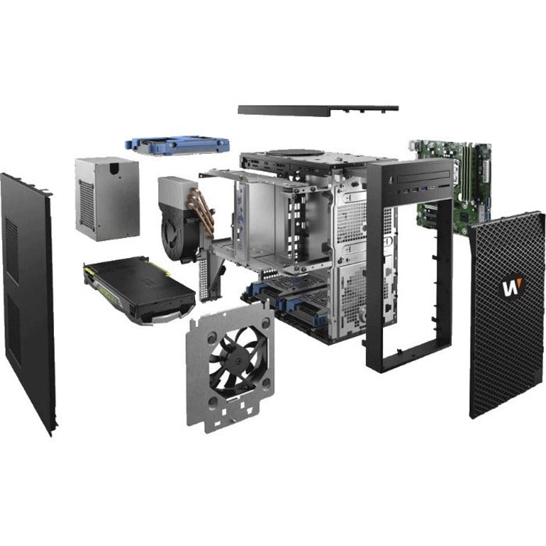 Wisenet Dual-Purpose Wisenet WAVE Network Video Recorder - 12 TB HDD WRT-P-5201W-12TB