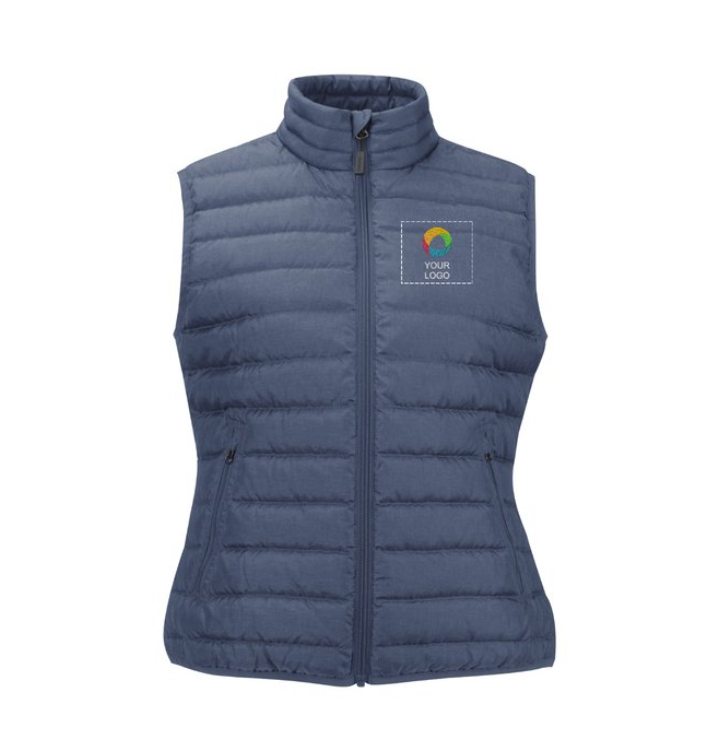 Women’s Packable Puffer Vest – Lightweight Warmth with Custom Embroidery Flair