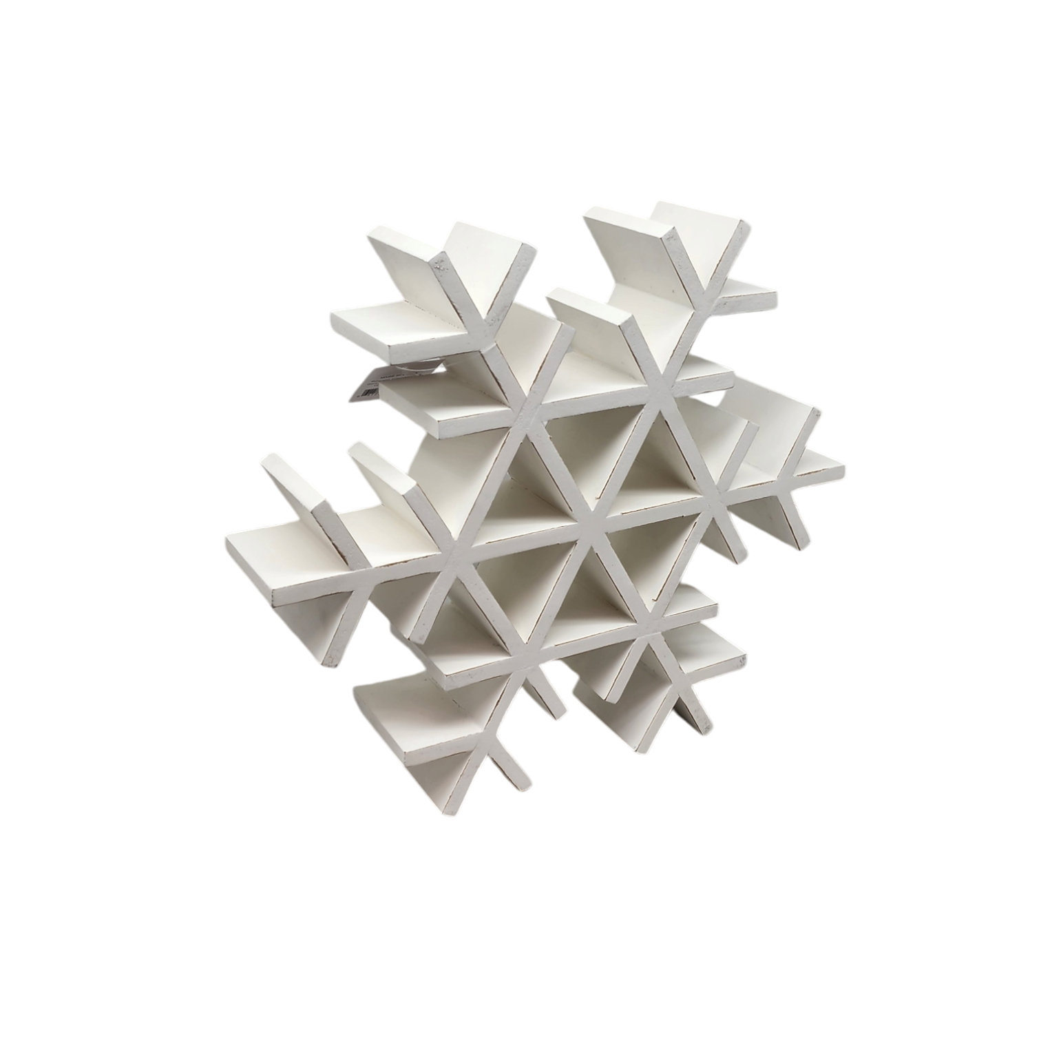 Wood Tabletop Snowflake -