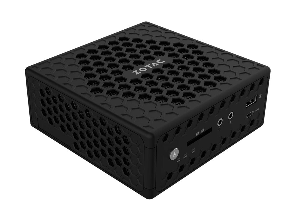 ZOTAC ZBOX C Series CI337 nano - Barebone - mini PC 1 x N-series N100 / up to 3.4 GHz - RAM 0 GB - UHD Graphics - IEEE