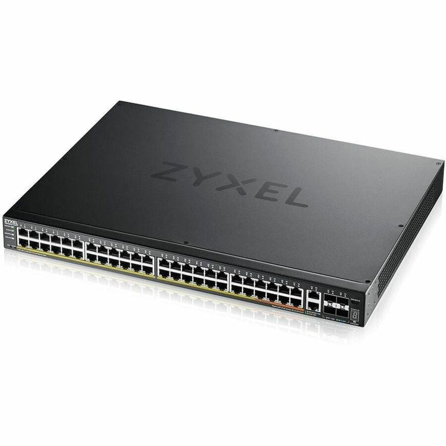 ZYXEL 48-port GbE L3 Access PoE+ Switch with 6 10G Uplink (960 W) XGS2220-54FP