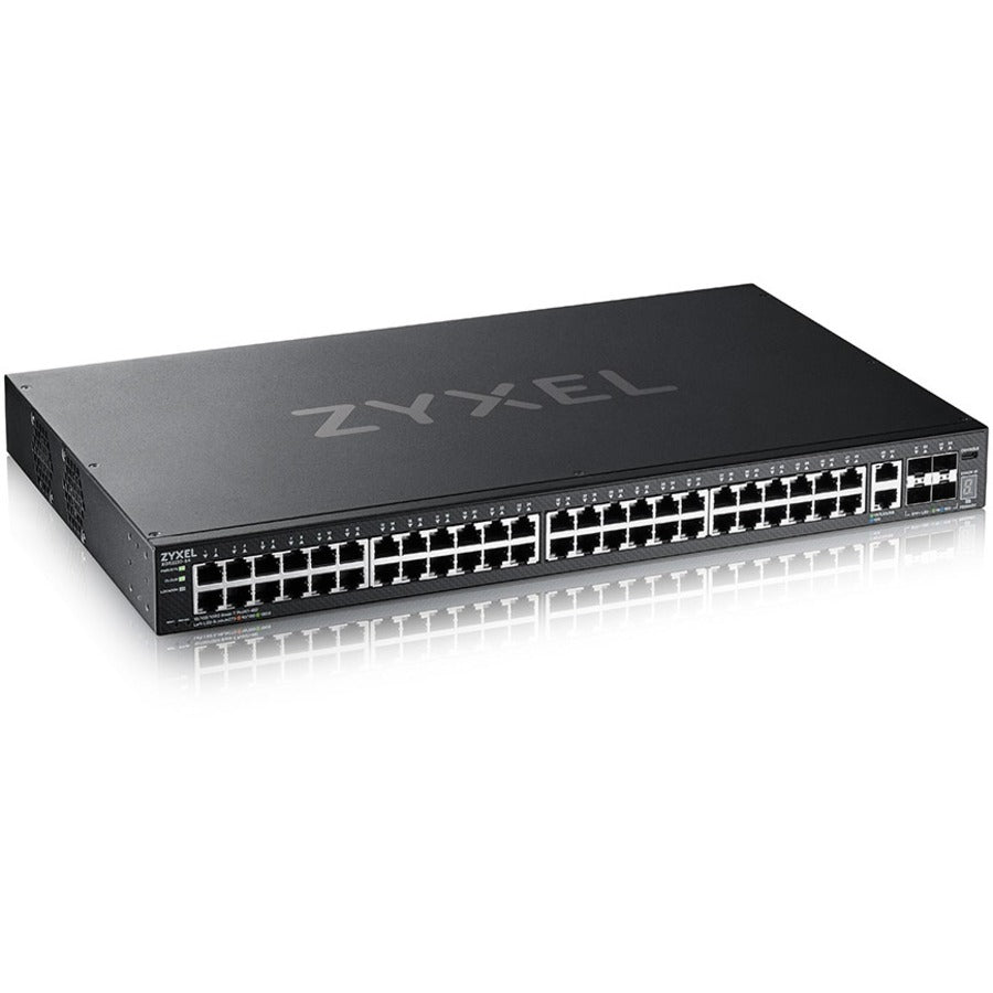 ZYXEL 48-port GbE L3 Access Switch with 6 10G Uplink - 48 Ports - Manageable - Gigabit