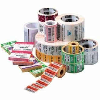 Zebra Label Paper 2.25 X 0.5In Direct Thermal Zebra Z-Select 4000D 1 In Core