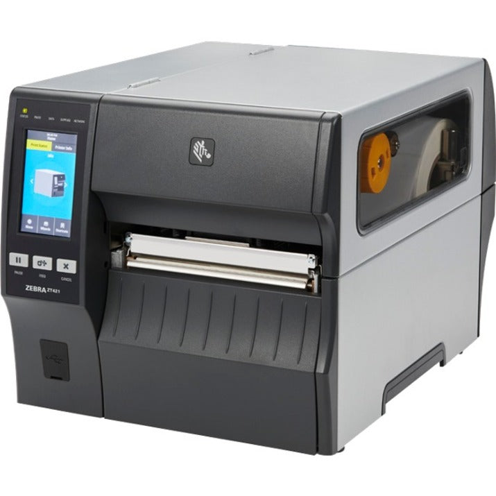Zebra ZT421 Industrial Direct Thermal/Thermal Transfer Printer - Label Print - Ethernet -