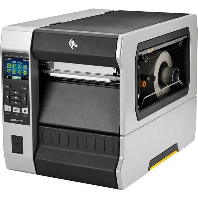 Zebra Zt620 Industrial Direct Thermal/Thermal Transfer Printer - Monochrome - Label Print - Ethernet - Usb - Serial - Bluetooth Zt62063-T010100Z