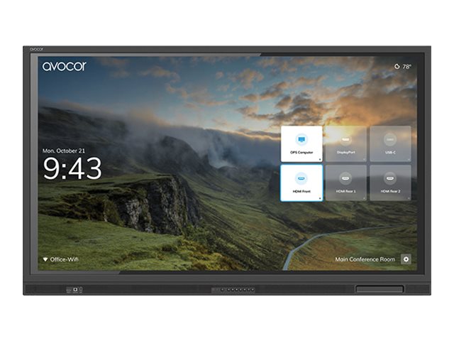 avocor AVE-5540 Collaboration Display - 55" LCD - Infrared (IrDA) - Touchscreen - 3840 x