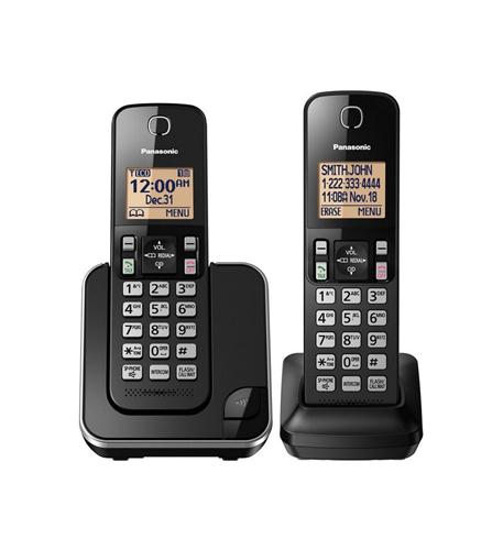 PANASONIC Expandable Cordless Phone with 2 HS KX-TGC352B